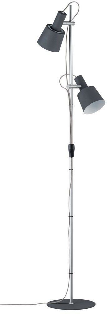 Paulmann Haldar lampada da terra 2x20 W grigio PL79690