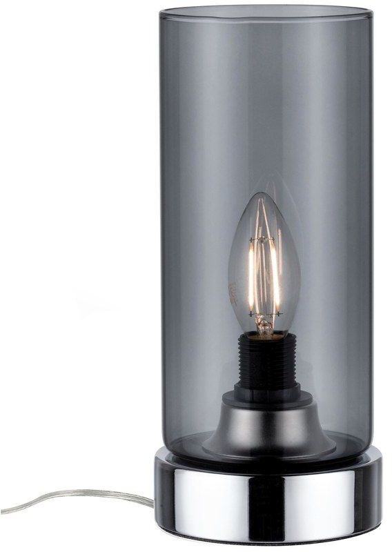 Paulmann Pinja lampada da tavolo 1x20 W fumé PL77056