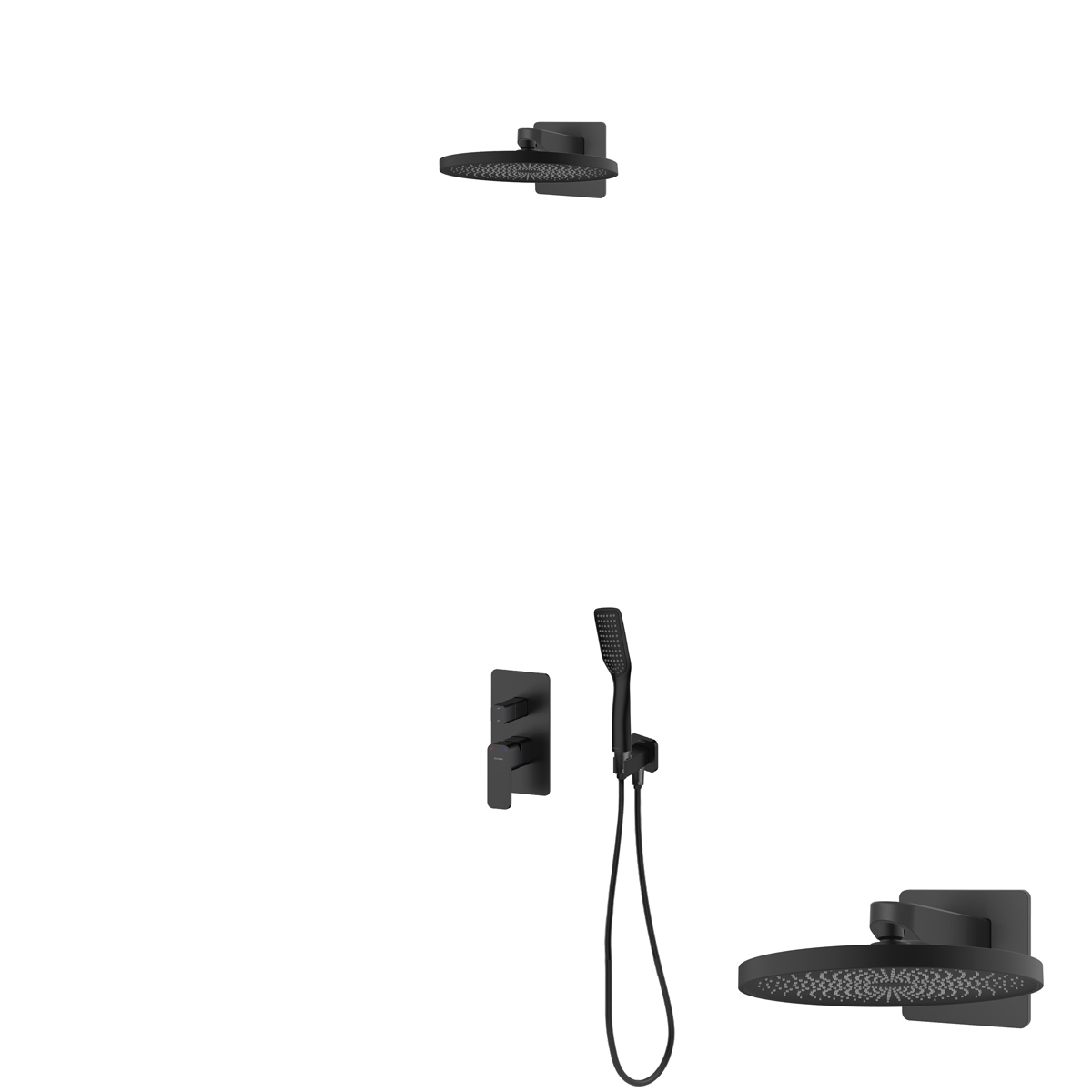 Set rubinetto per vasca e doccia Oltens Hadsel 34108300, soffione doccia Oltens Vann 37007300, 39403300, 39306300, 37200300, 37111300