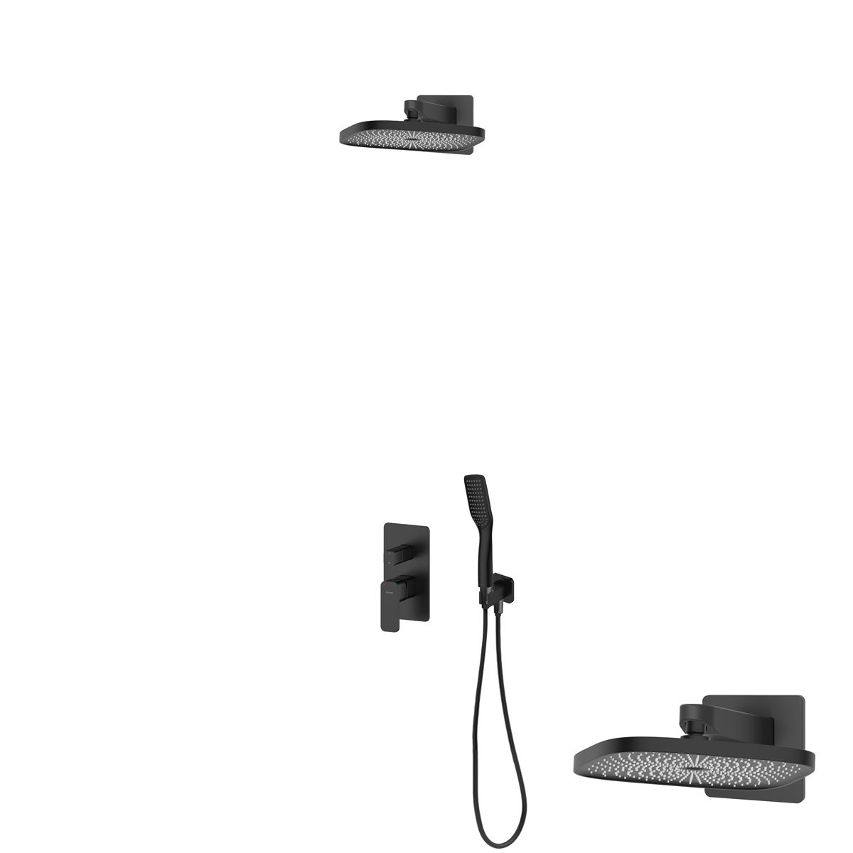 Set rubinetto per vasca e doccia Oltens Hadsel 34108300, soffione doccia Oltens Vann 37008300, 39403300, 39306300, 37200300, 37111300