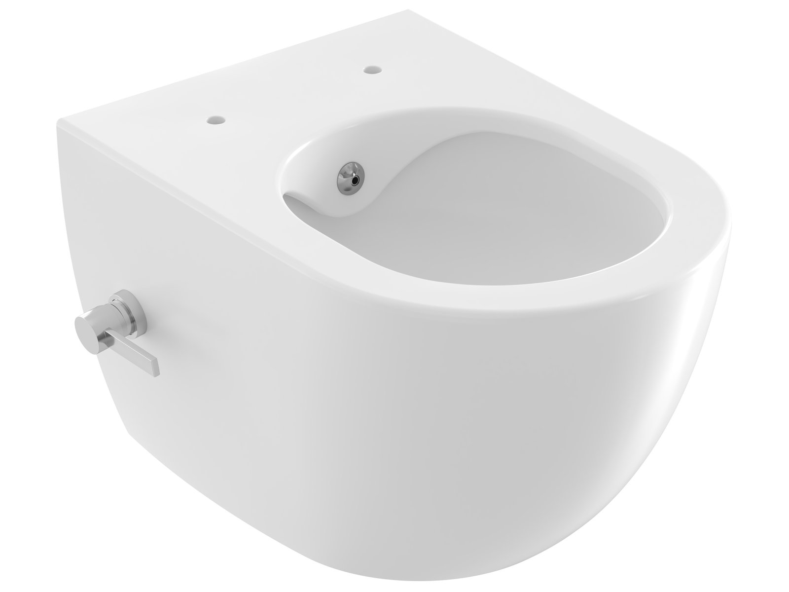 Ravak Chrome vaso con sedile bidet sospeso senza brida bianco X01912