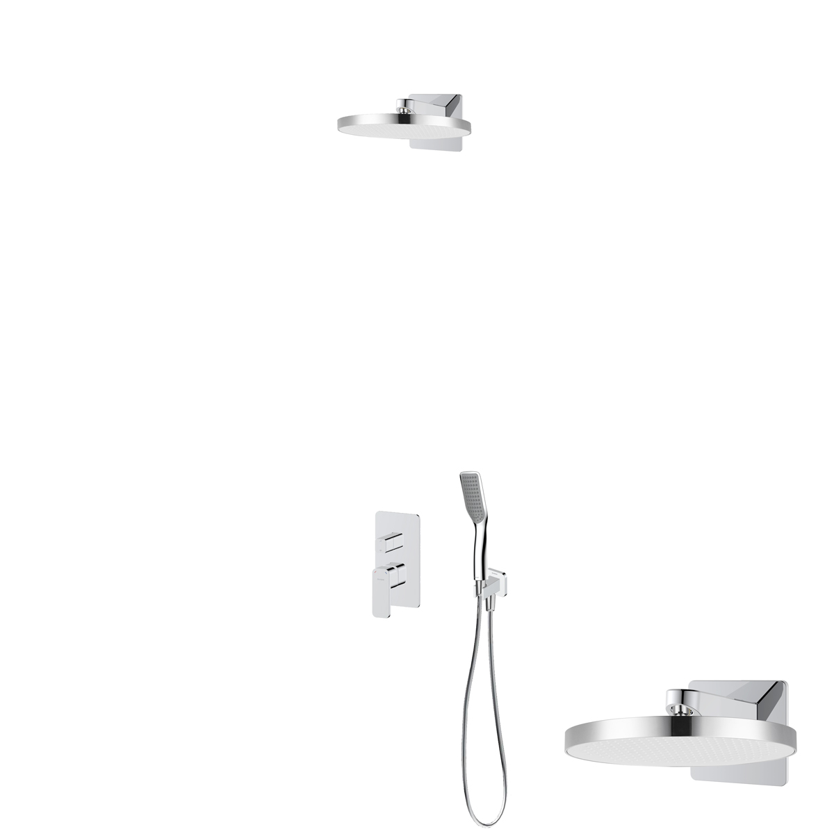 Set soffione doccia Oltens Regna 37009100, rubinetto per vasca e doccia Oltens Hadsel 34108100, 39403100, 39306100, 37200100, 37111100