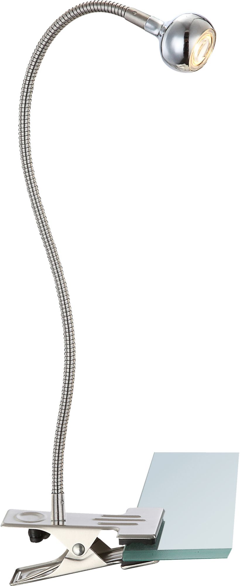 Globo Lighting Serpent lampada da tavolo 1x3 W cromo-nichel 24109K