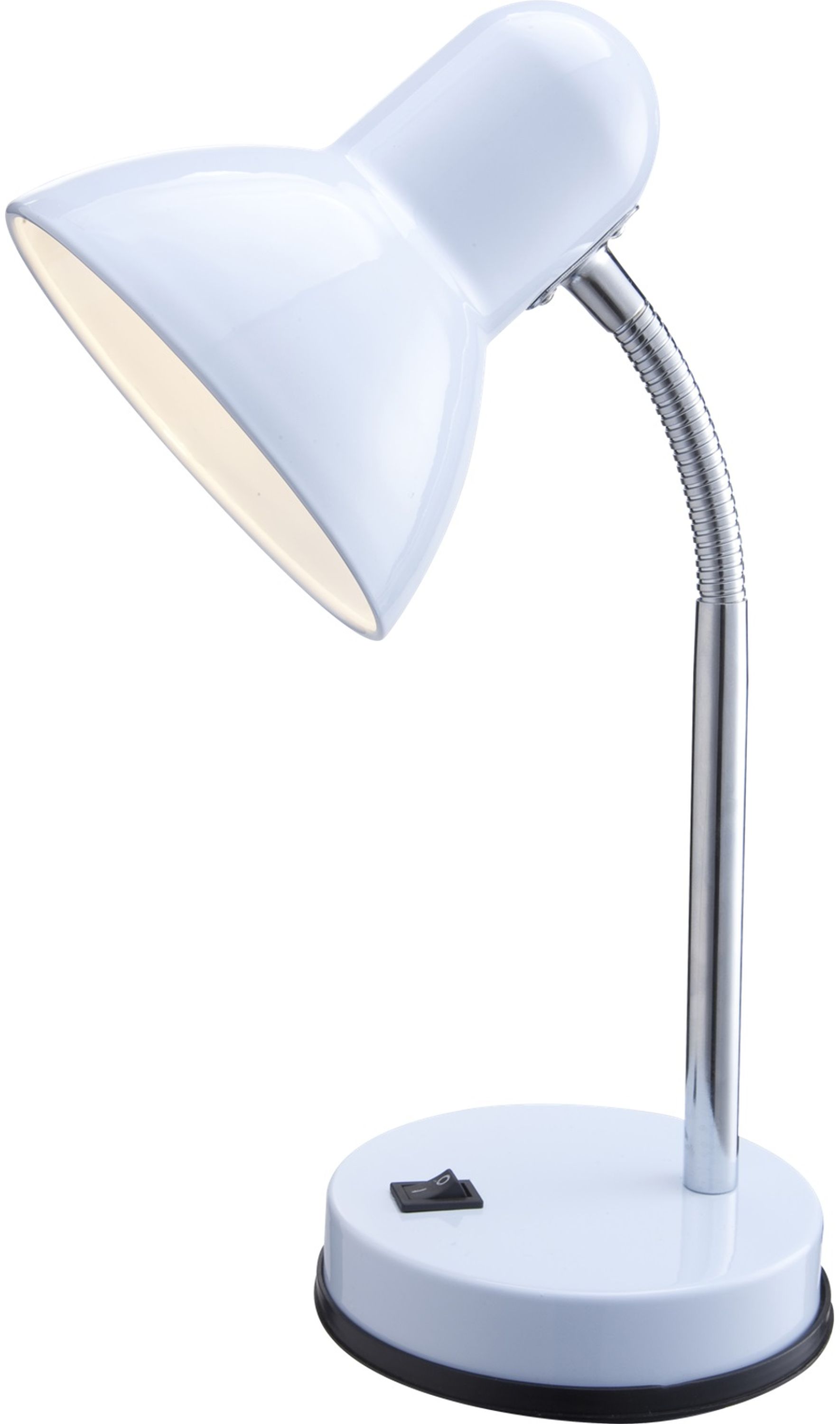 Globo Lighting Basic lampada da scrivania 1x40 W bianco-cromo 2485