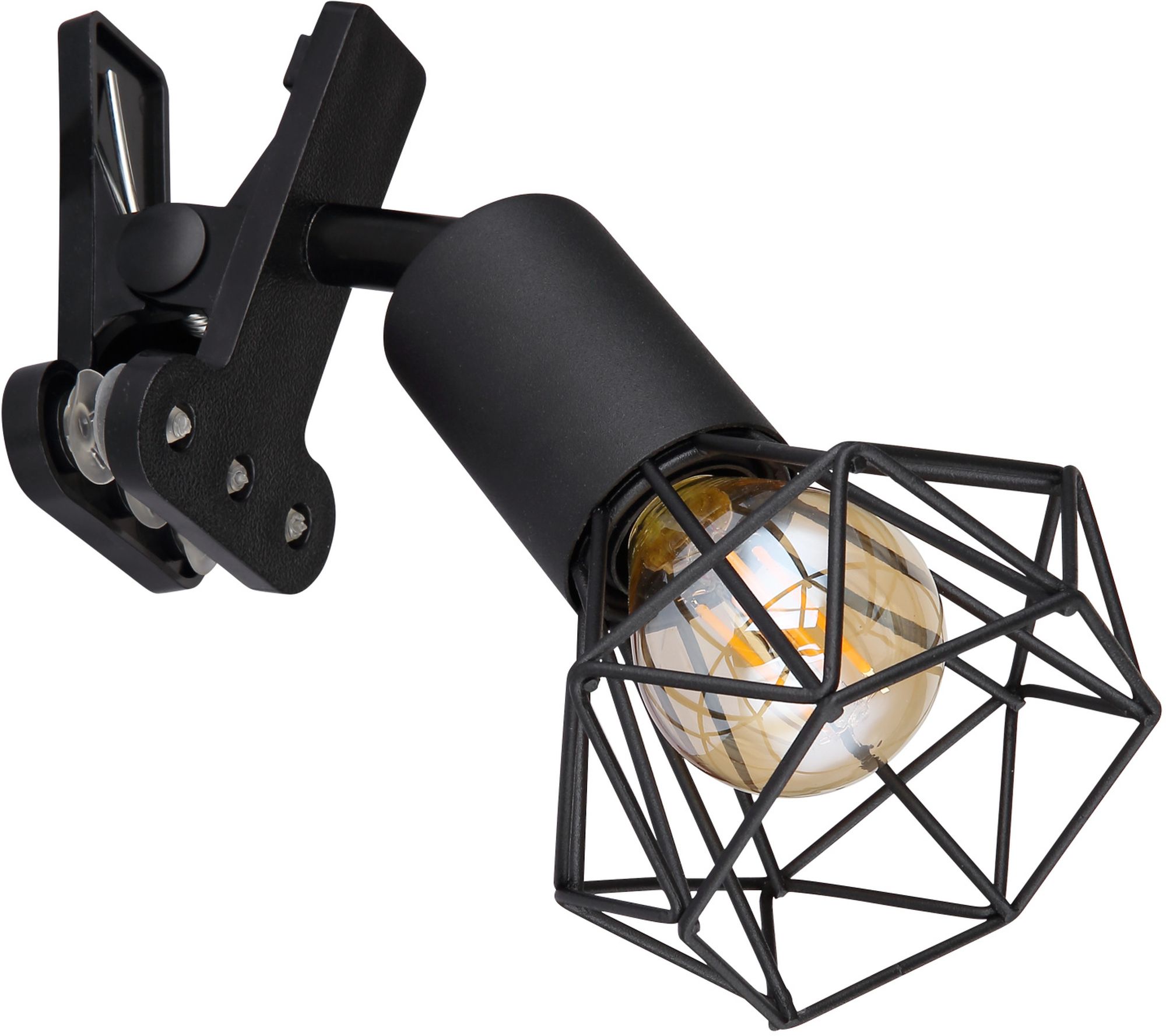 Globo Lighting Xara I lampada da parete 1x40 W nero 54802SK