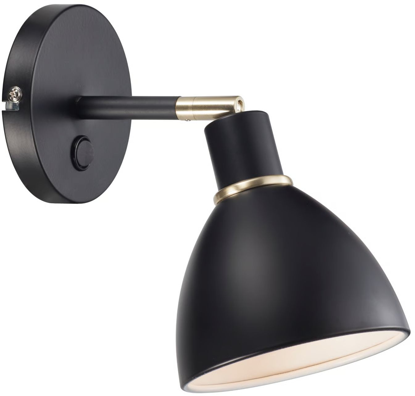 Nordlux Ray lampada da parete 1x25 W nero 63191003