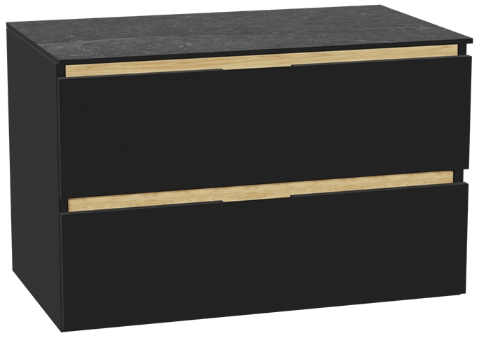 Set corpo dell'armadietto Excellent Tuto 2.0 MLEX.2172.800.BKBL, piano sopra armadietto Excellent Tuto 2.0 MLEX.2116.800.MA, MLEX.2151.800.01.BK