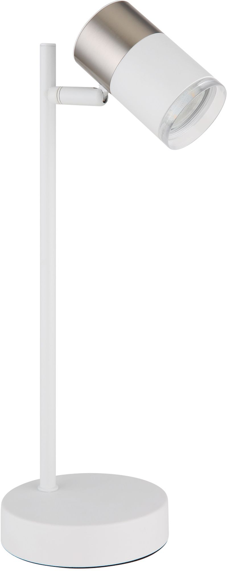 Globo Lighting Brisbon lampada da scrivania 1x5 W bianco-nichel 57851T