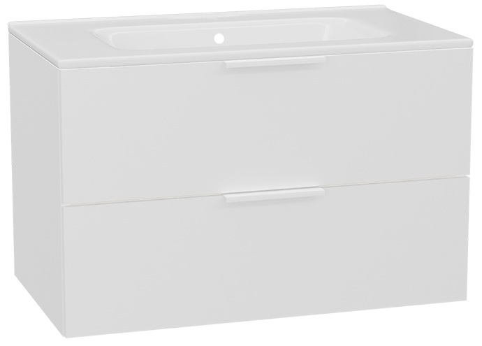 Set corpo dell'armadietto Excellent Tuto 2.0 MLEX.2172.800.WHBL, lavabo Excellent Pik CEEX.6517.800.WH, MLEX.2151.800.02.WH