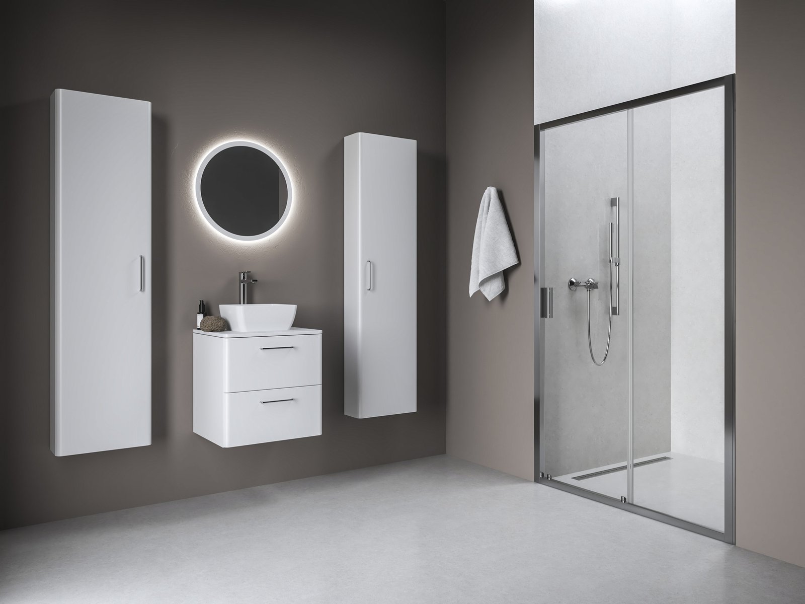 Ravak Blix II porta doccia 110 cm scorrevole alluminio lucida/vetro trasparente 0PMD0C00Z1