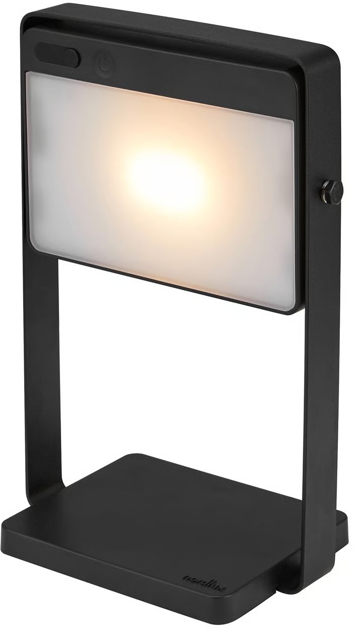 Nordlux Saulio Solar lampada solare da tavolo 1x3.5 W nero 2418035003