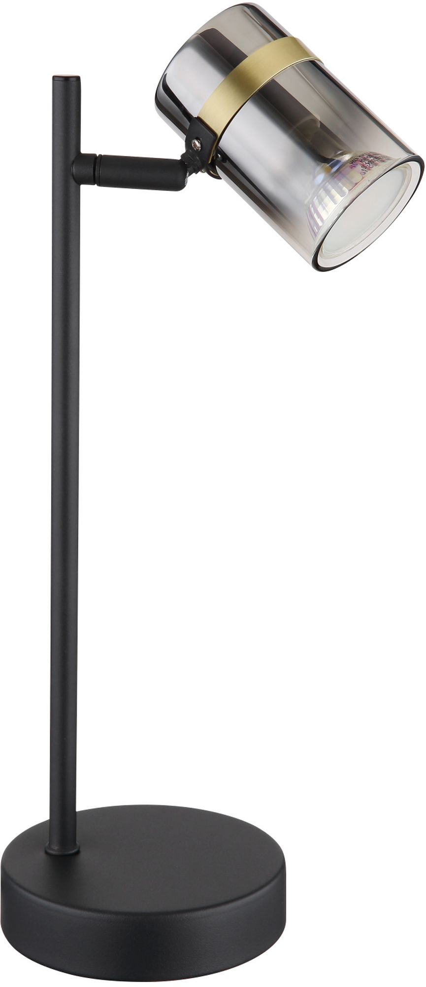 Globo Lighting Trabby lampada da scrivania 1x8 W nero-ottone-fumé 57916T