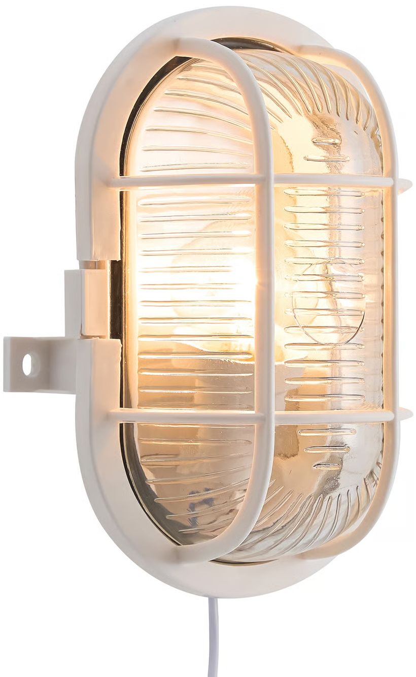 Nordlux Skotlampe lampada da parete per esterni 1x60 W bianco 17051001