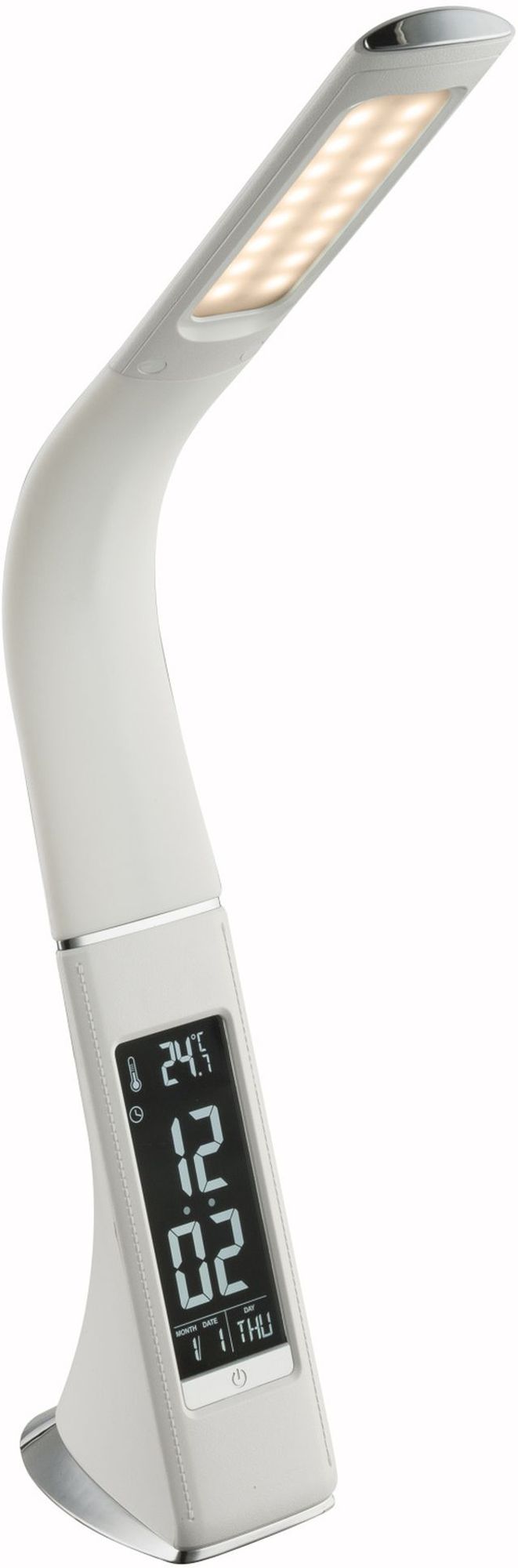 Globo Lighting Sophie lampada da scrivania 1x6.5 W bianco-cromo 58333