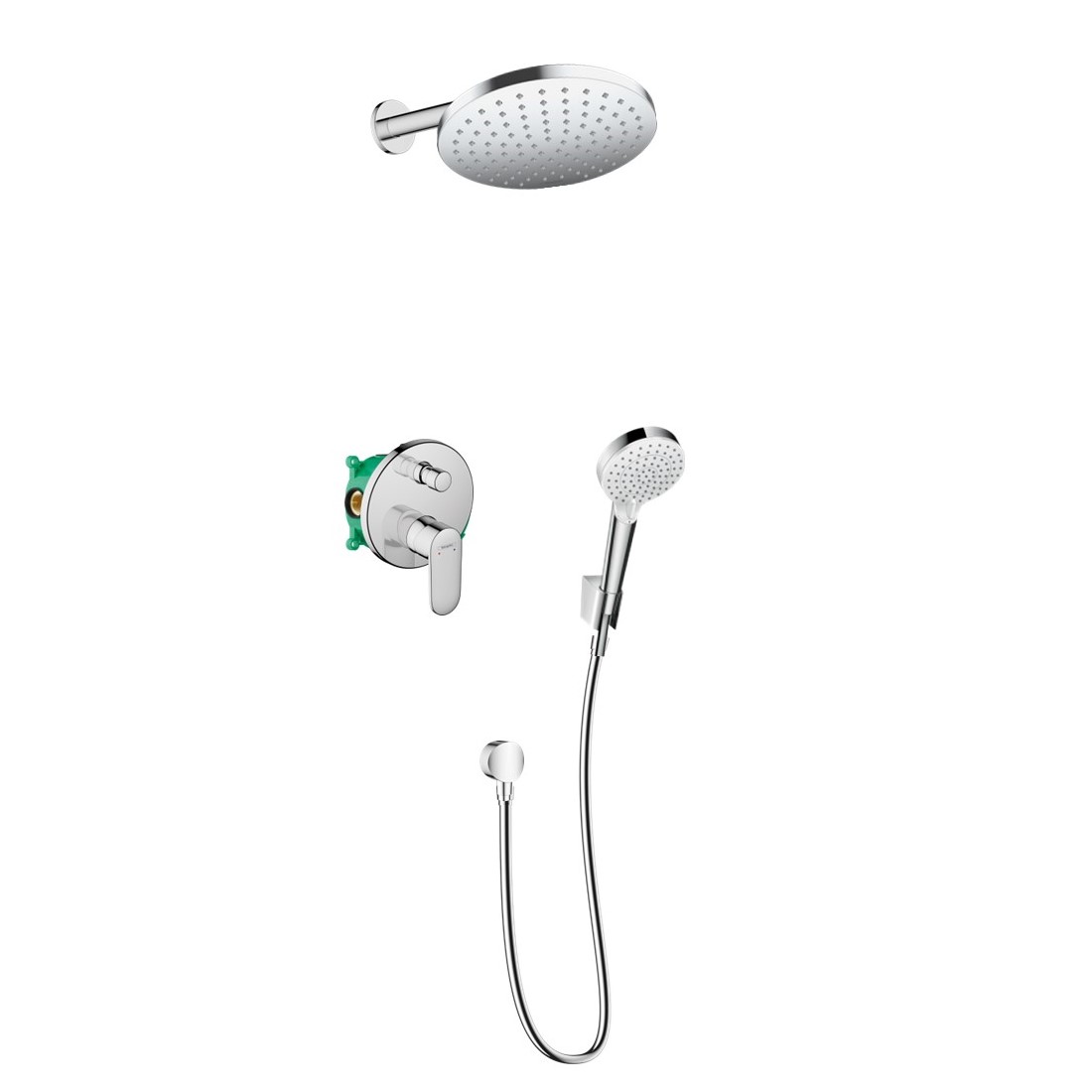 Hansgrohe Vernis Blend set doccia da incasso con soffione cromo 88001997