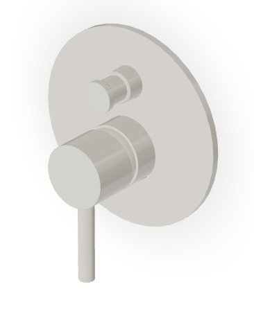 Zucchetti Pan S rubinetto per vasca e doccia da incasso || ZPA775.J3