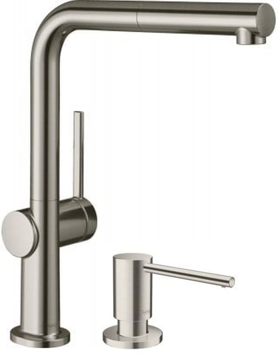 Set rubinetto da cucina Hansgrohe Talis M54 72809800, dispenser di liquidi Hansgrohe A41 40438800