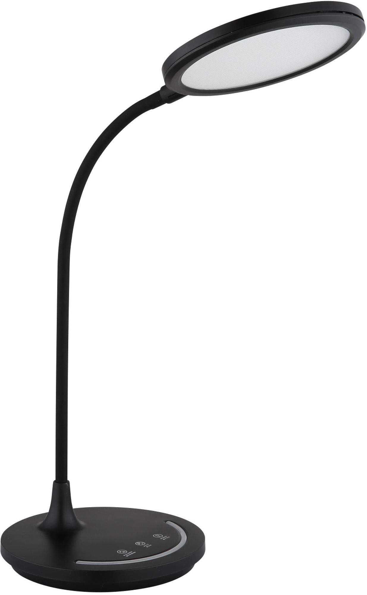 Globo Lighting lampada da scrivania 1x12 W nero-opale 58483