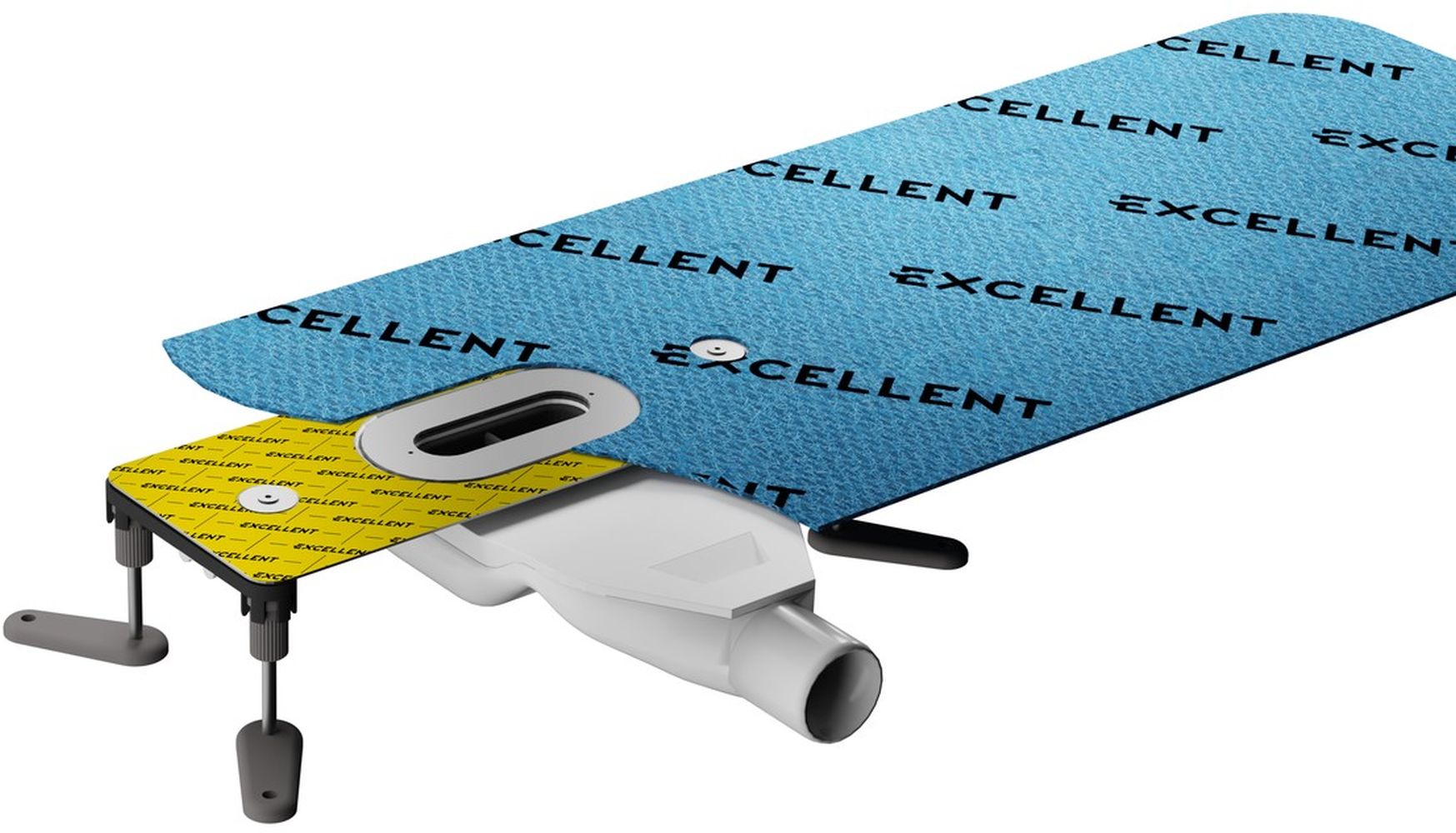 Excellent Stilio base della canalina lineare 70 cm INEX.1525.B01