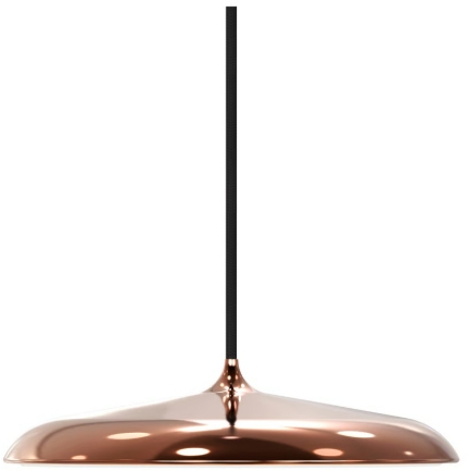 Nordlux Artist lampada sospesa 1x14 W nero-rame 2420203030