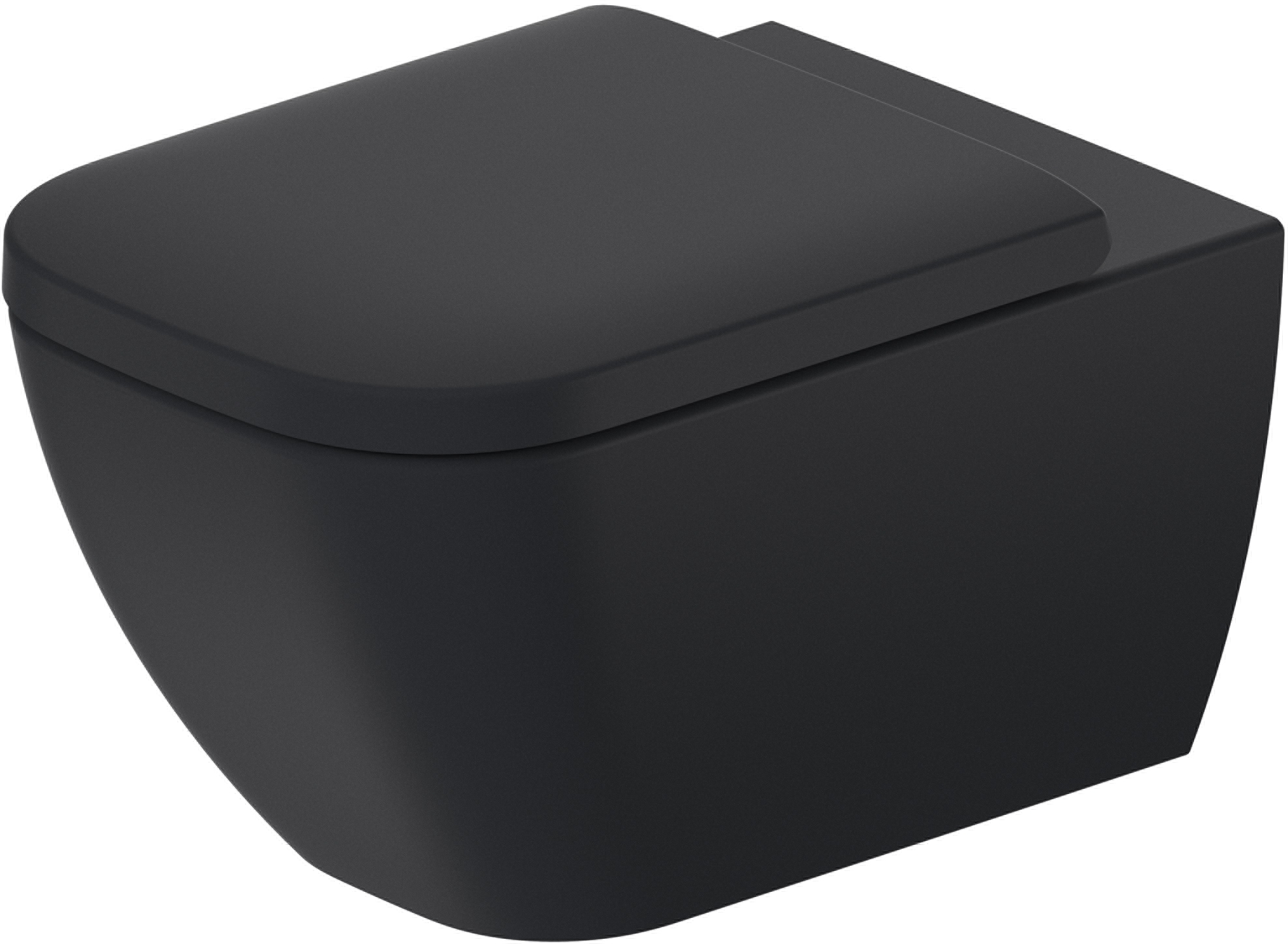 Duravit Happy D.2 vaso wc sospeso senza brida antracite opaco 222209AD00