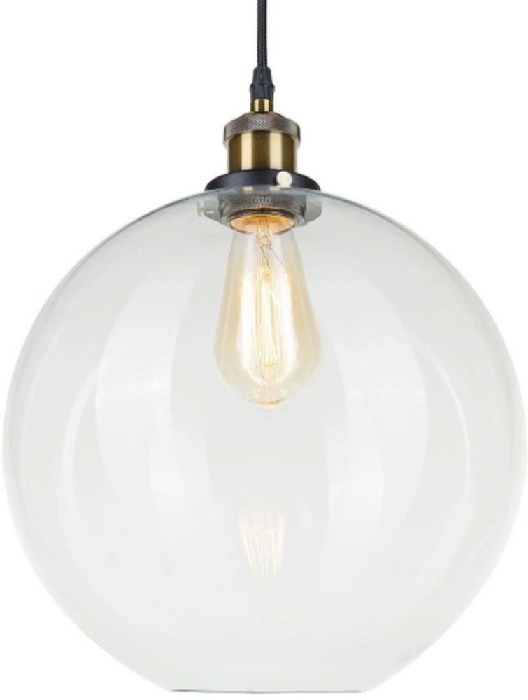 Altavola Design New York Loft lampada sospesa 1x40 W ottone-trasparente LA035/P_MAX