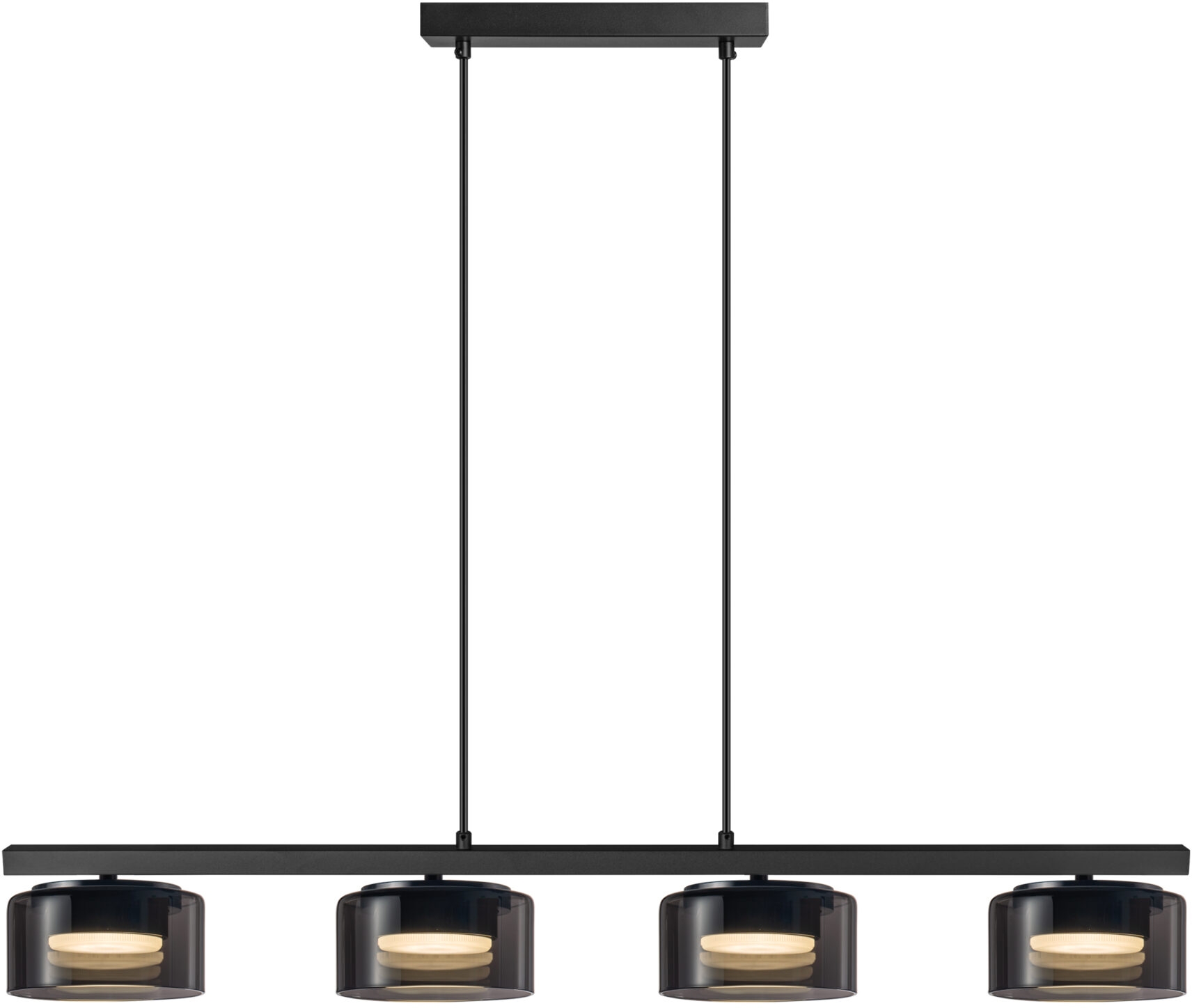 Goldlux Ofelia lampada sospesa 4x10 W nero 331304