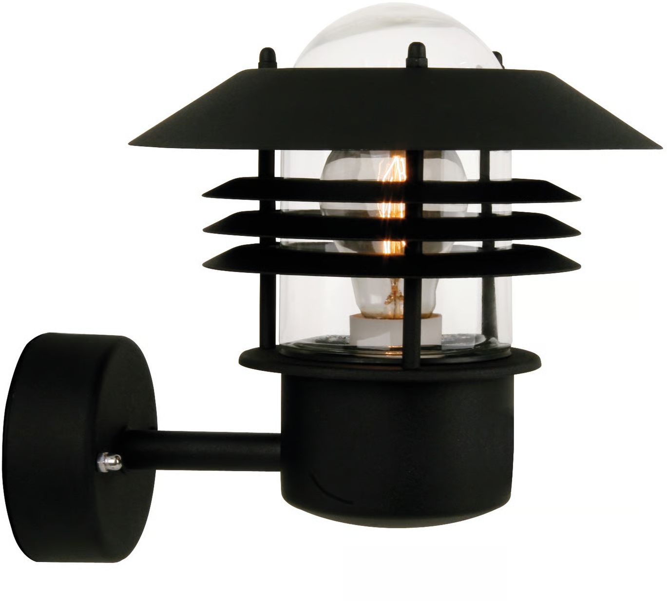 Nordlux Veje lampada da parete per esterni 1x60 W nero 25091003