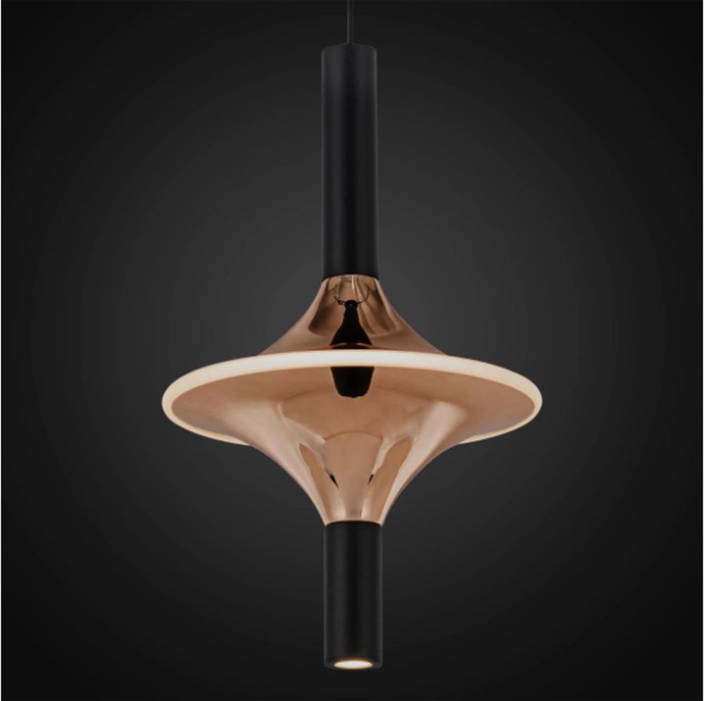 Altavola Design Spinoza lampada sospesa 1x12 W trasparente-oro LA120/P