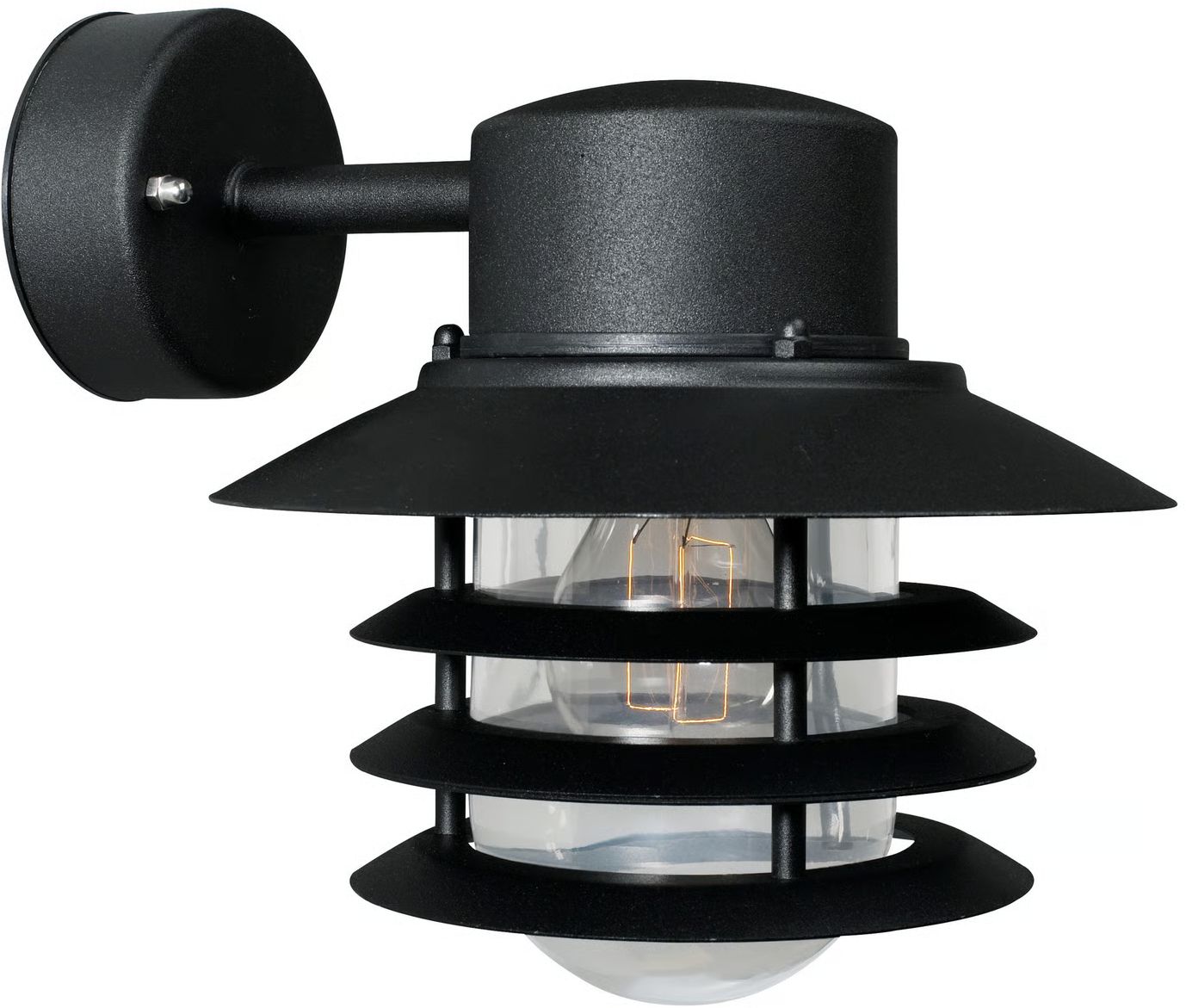 Nordlux Veje lampada da parete per esterni 1x60 W nero 74471003