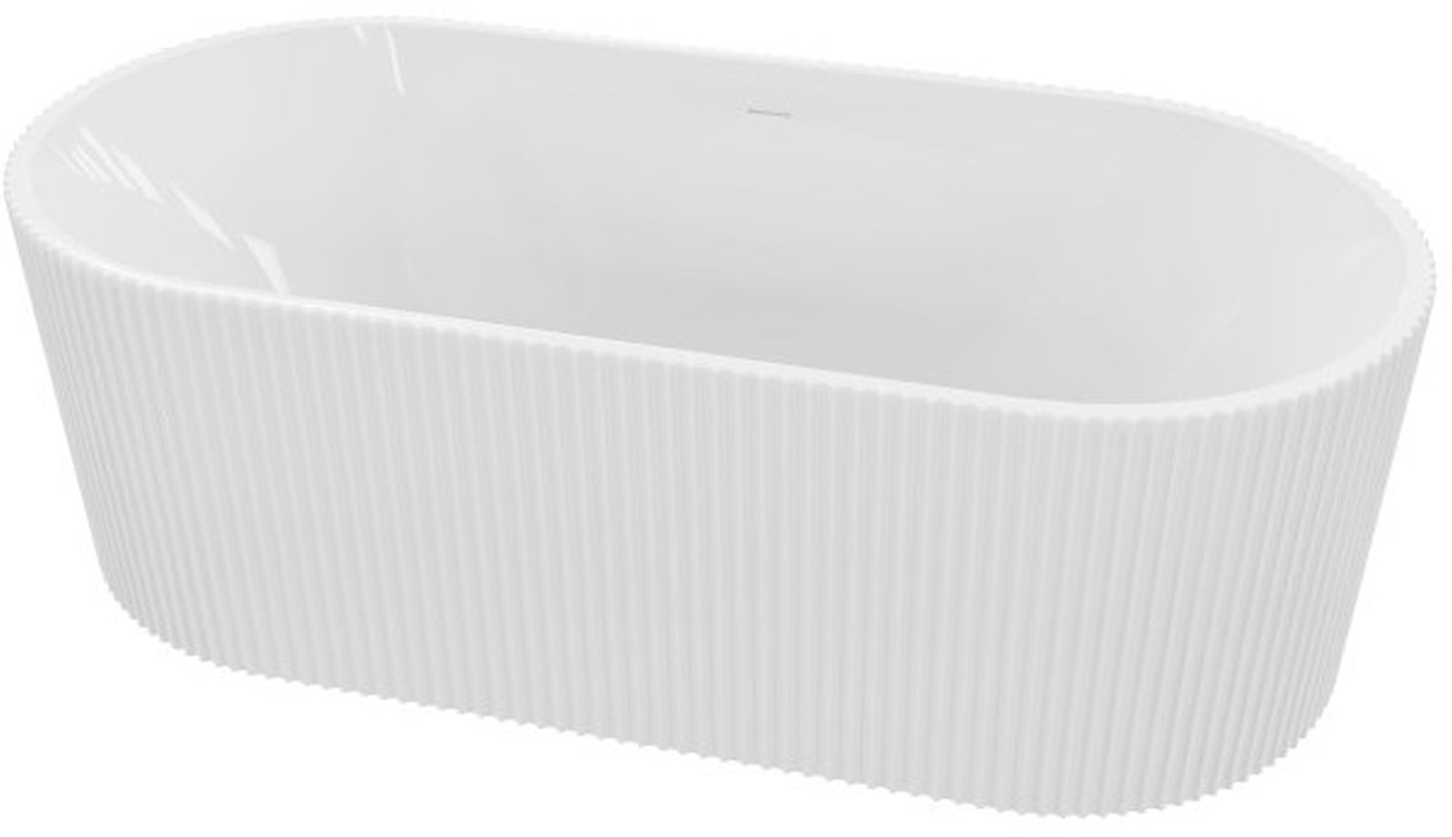 LaVita Oklahoma vasca da bagno freestanding 170x80 cm ovale bianco 5900378341109