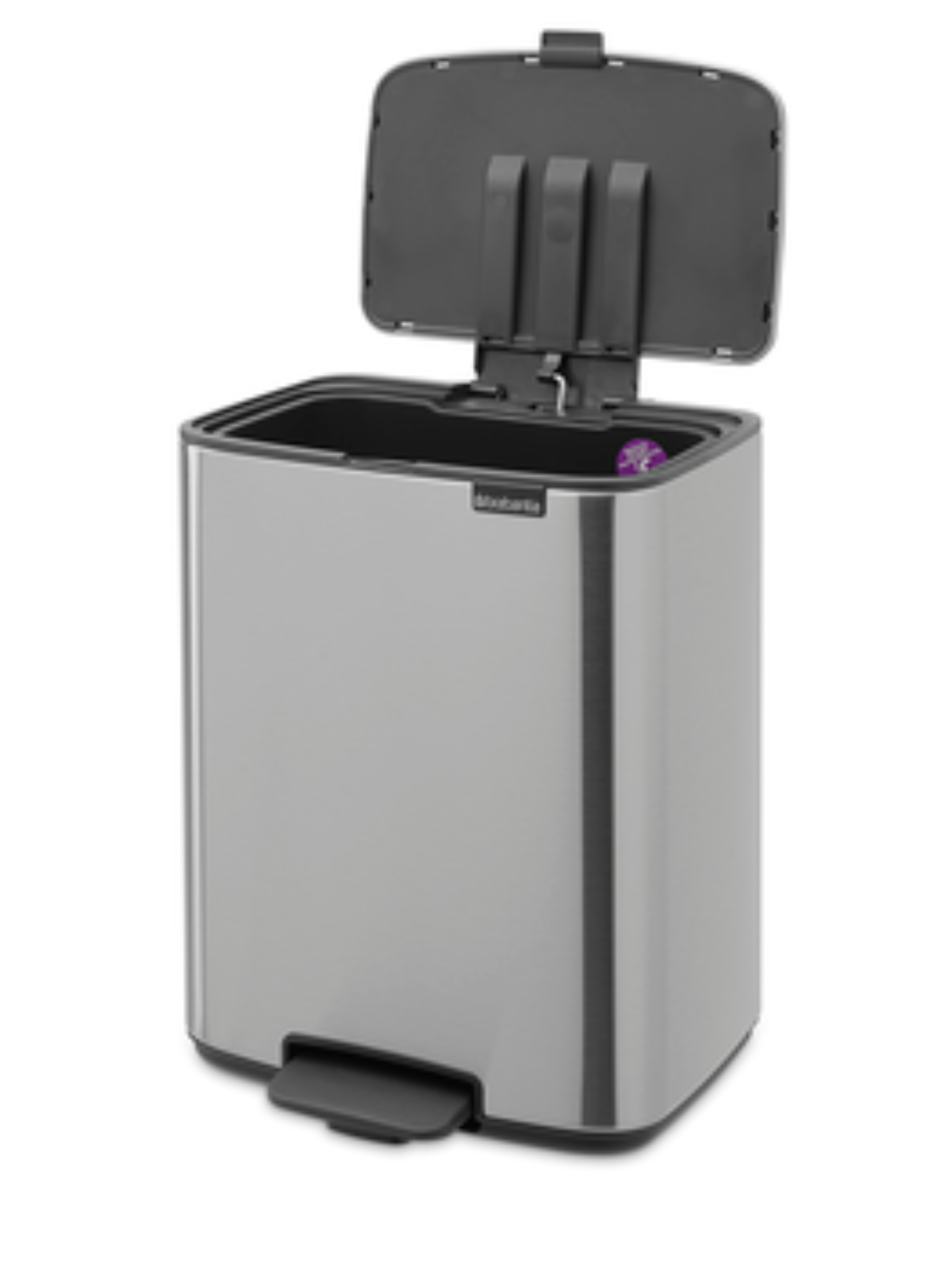 Brabantia Bo secchio della spazzatura 12 l acciaio 238048