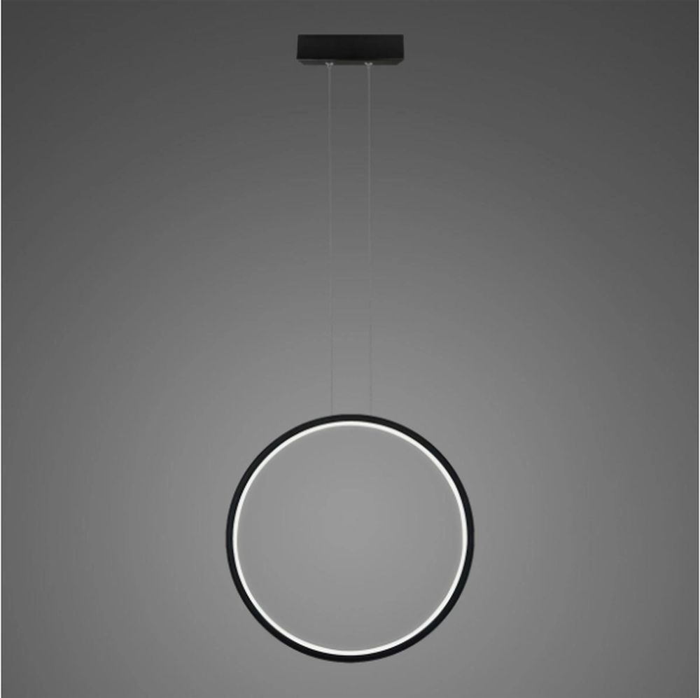 Altavola Design Ledowe Okręgi lampada sospesa 1x22 W nero LA073/X_40_in_4k_black_22W