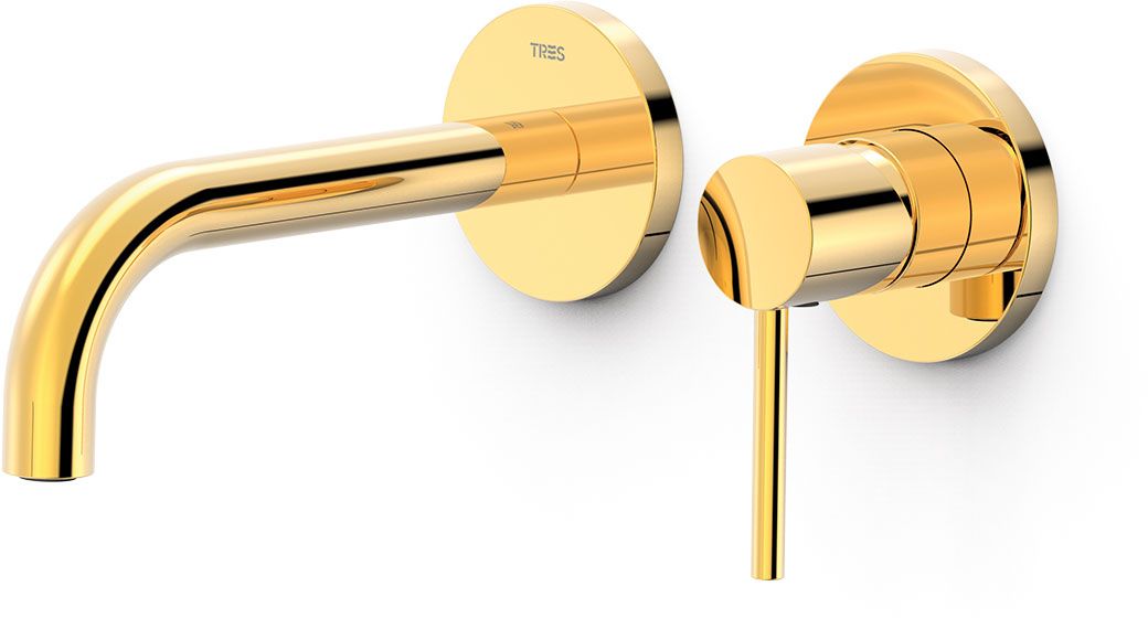 Tres Exclusive rubinetto per lavabo da incasso oro 26230021OR