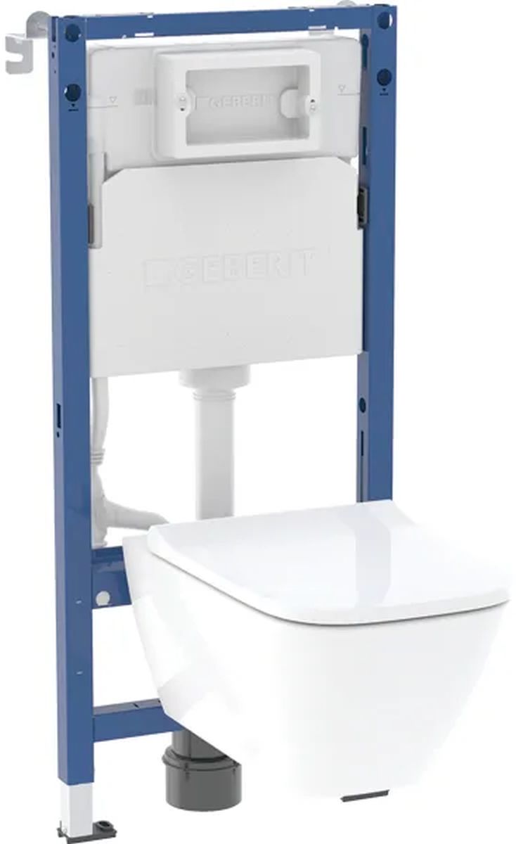 Geberit Duofix Basic set vaso wc con copriwater e modulo di installazione 118.346.00.3