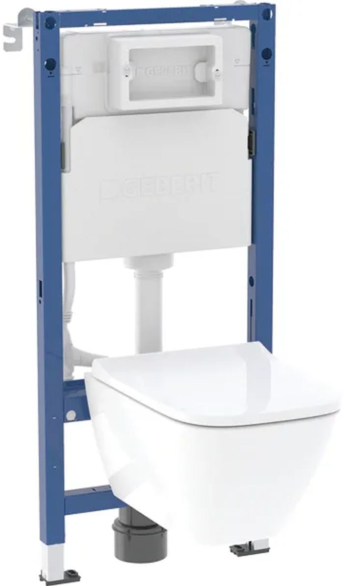 Geberit Duofix Basic set modulo di installazione con vaso wc e copriwater 118.348.00.3