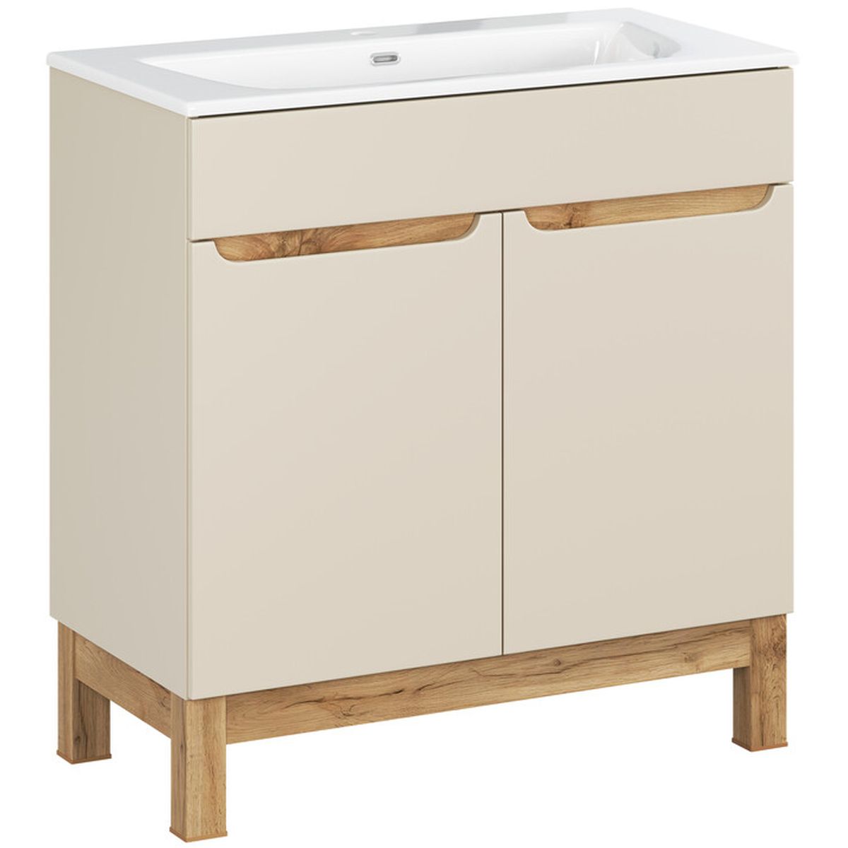 Set armadietto Comad Bali Cashmere BALI CASHMERE 82-80-46-2D, lavabo Comad Sky SKY80/DP-8099