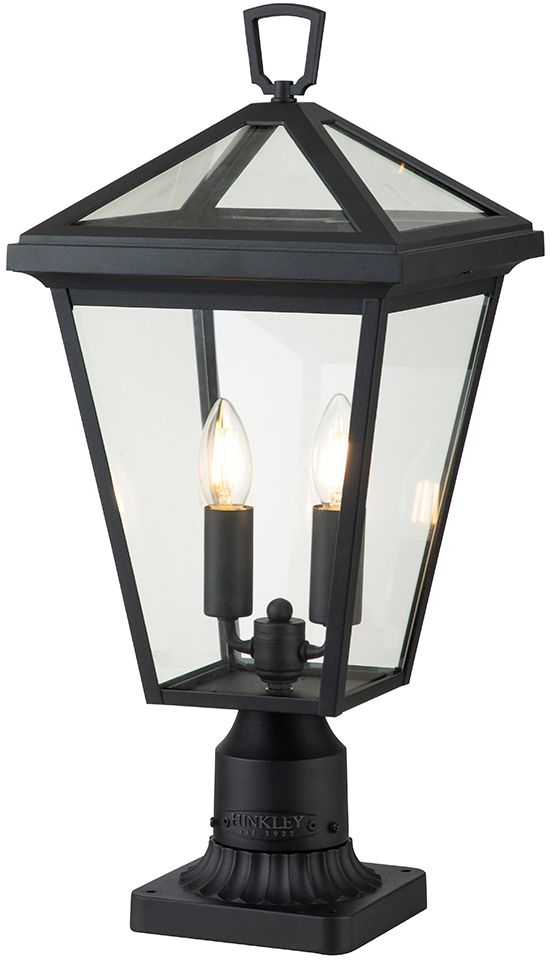 Quintiesse Alford Place lampada da terra per esterni 2x40 W nero QN-ALFORD-PLACE3-M-MB