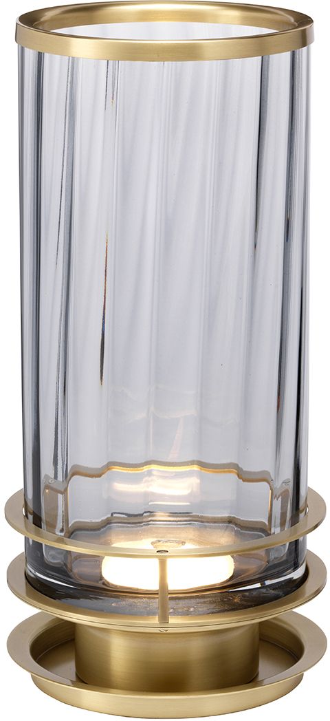 Quintiesse Arno lampada da tavolo 1x9 W fumé-ottone QN-ARNO-SMOKE-AB