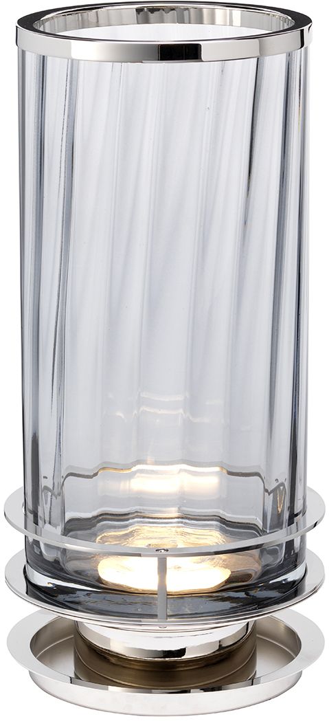 Quintiesse Arno lampada da tavolo 1x9 W fumé-nichel QN-ARNO-SMOKE-PN