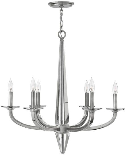 Quintiesse Ascher lampada sospesa 6x60 W nichel QN-ASCHER6