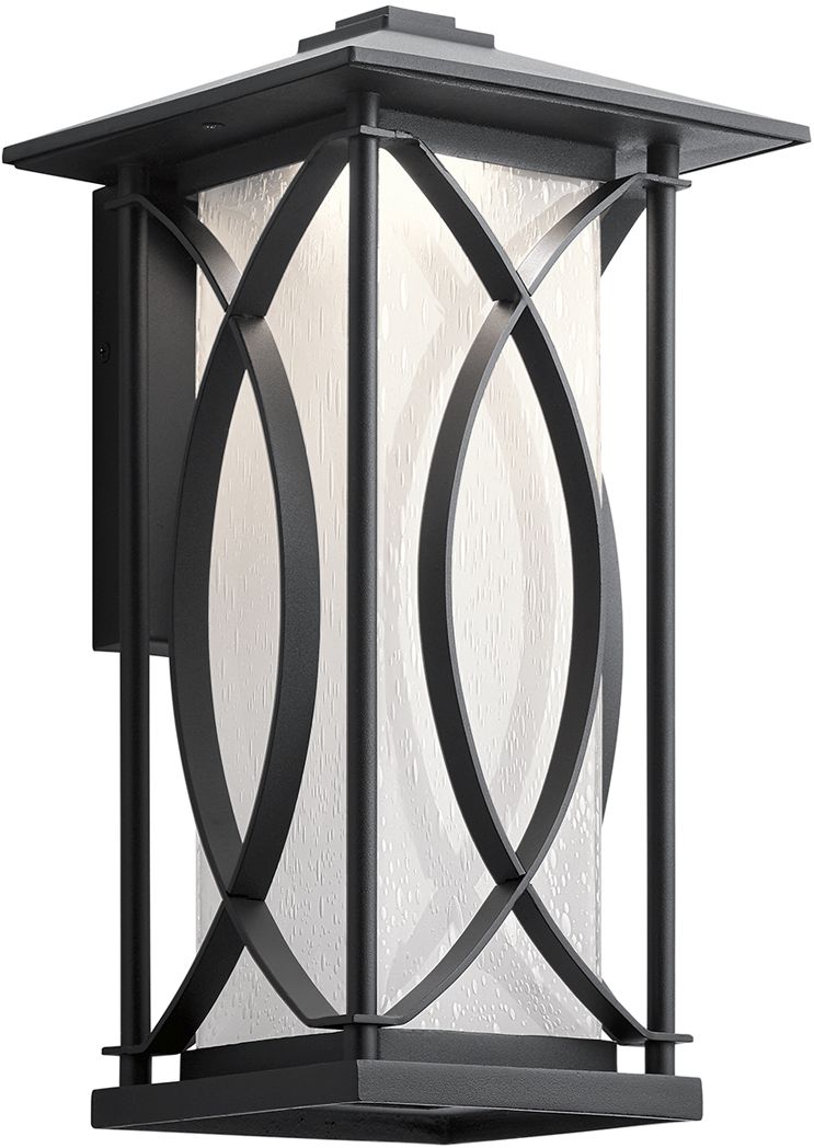 Quintiesse Ashbern lampada da parete per esterni 1x60 W nero QN-ASHBERN-M