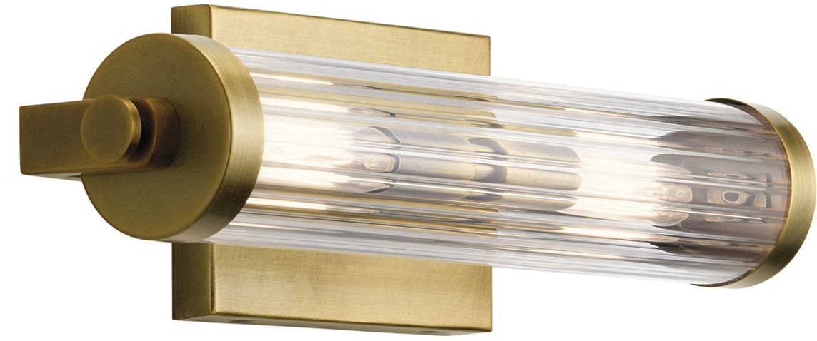 Quintiesse Azores lampada da parete 2x40 W ottone QN-AZORES2-NBR