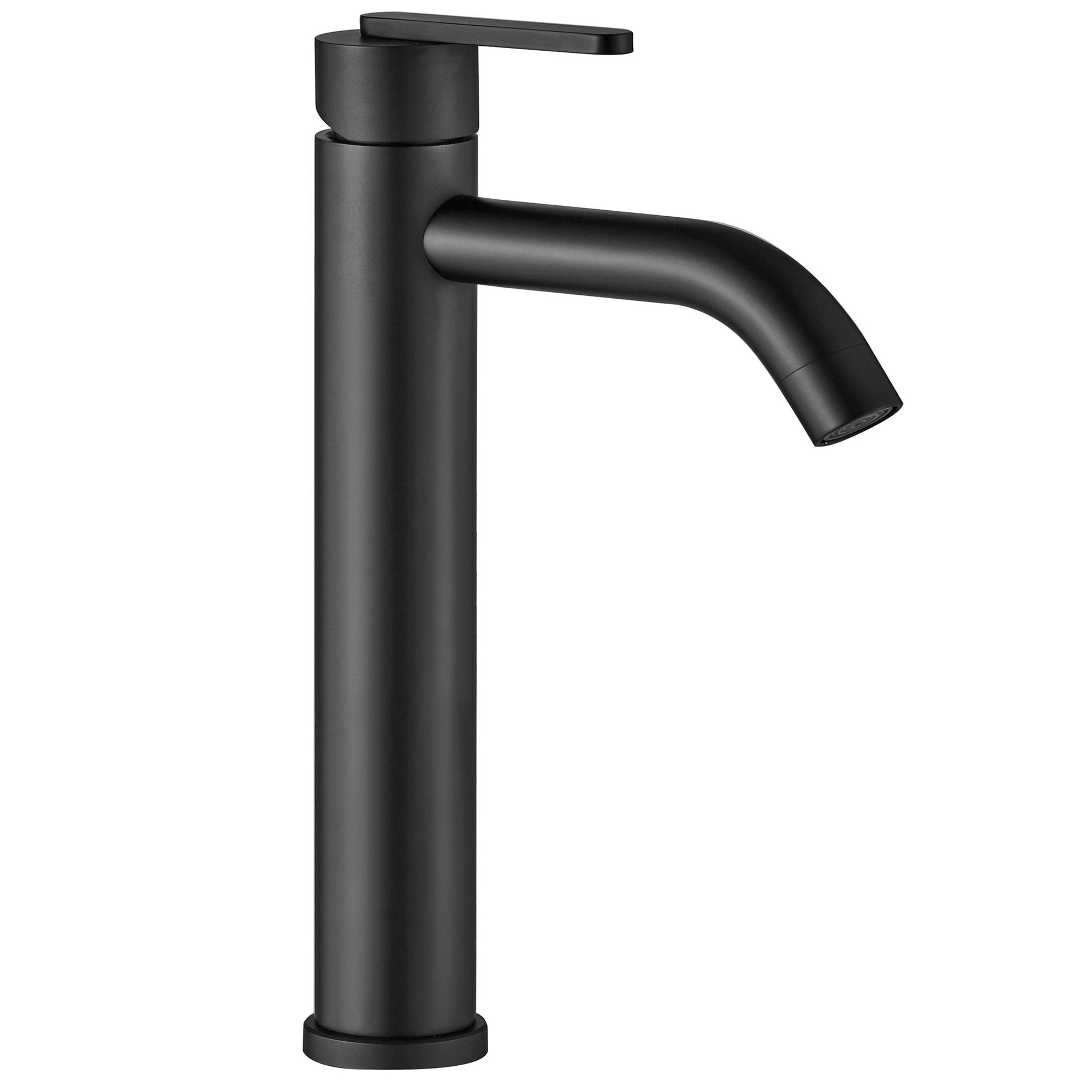 Rea Ontario rubinetto per lavabo verticale nero REA-B5508