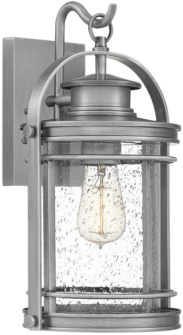 Quintiesse Booker lampada da parete per esterni 1x60 W trasparente-alluminio QN-BOOKER-S-IA