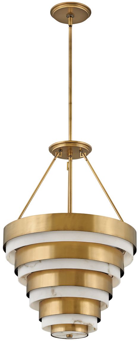 Quintiesse Echelon lampada sospesa x40 W ottone QN-ECHELON-8P