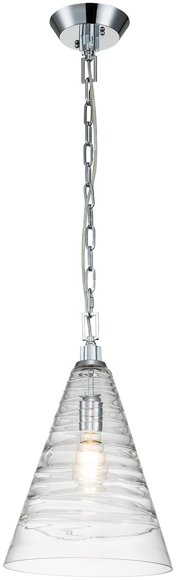 Quintiesse Elroy lampada sospesa 1x60 W cromo QN-ELMORE-P-PC