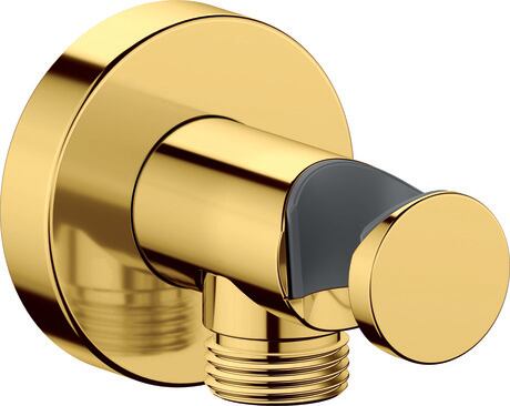 Duravit prese d'acqua con supporto doccetta oro UV0630009034