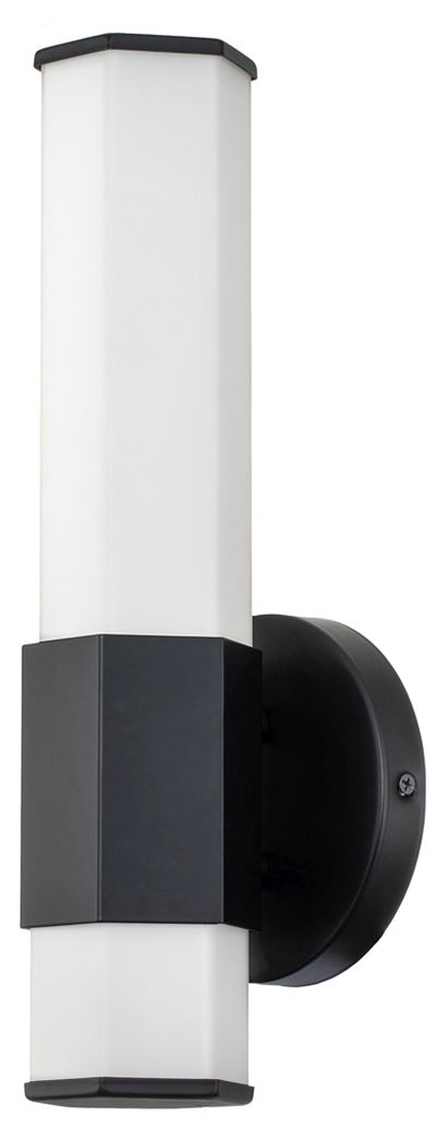 Quintiesse Facet lampada da parete 1x12 W nero-opale QN-FACET-LED1-BK-BATH
