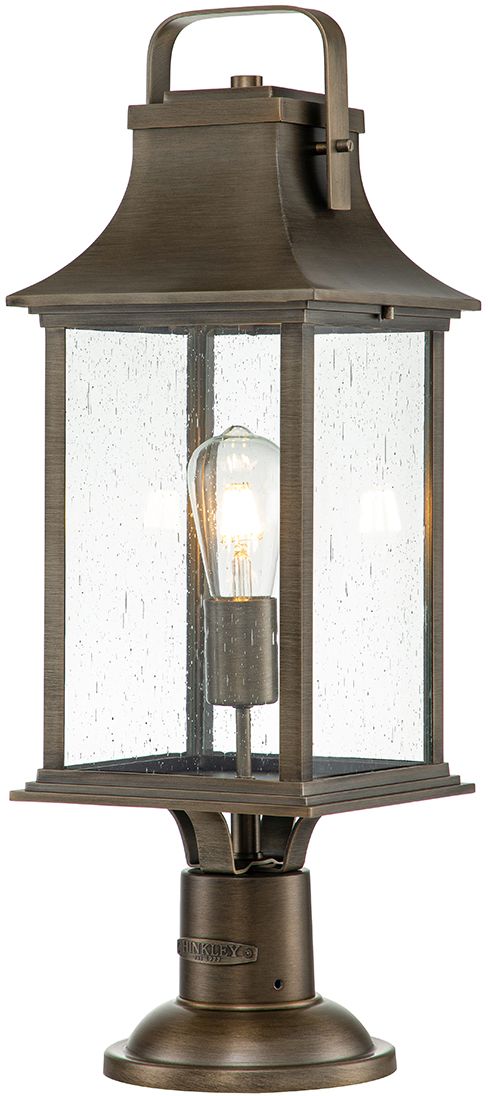 Quintiesse Grant lampada da terra per esterni 1x60 W marrone QN-GRANT3-L-BU